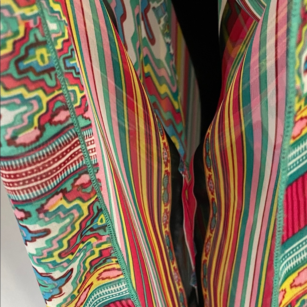 Colorful Striped Coverup - Picture 4 of 9